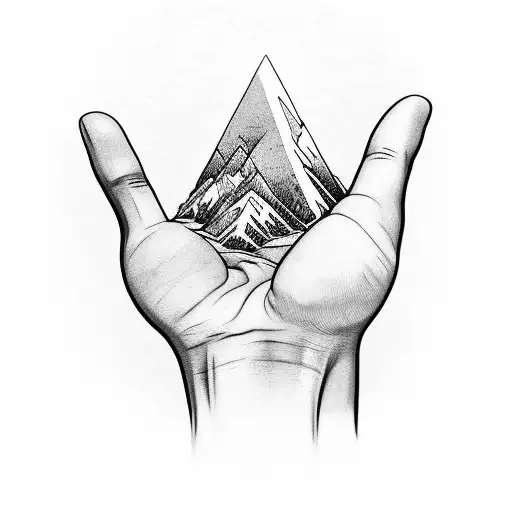 Mountain In Palm Of Hand