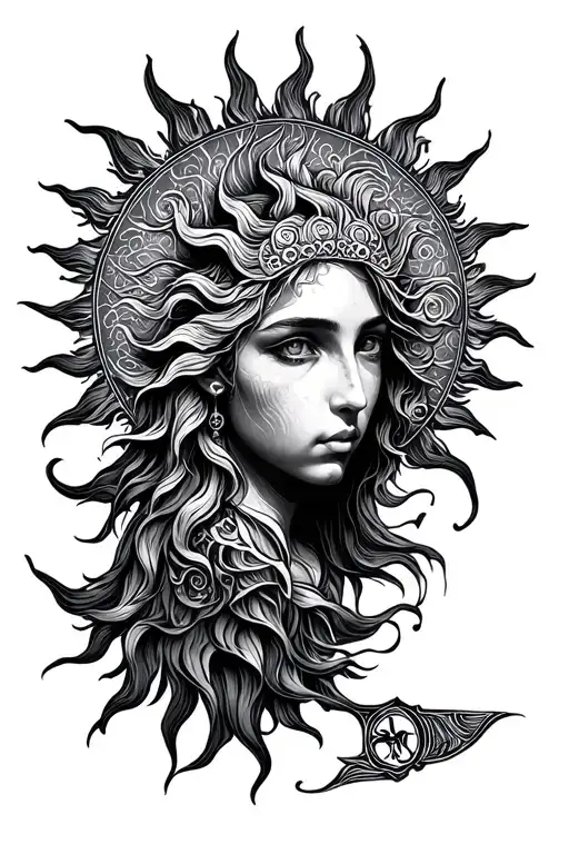 Creat A Mix Between Sun And Key And Old Sun Myth