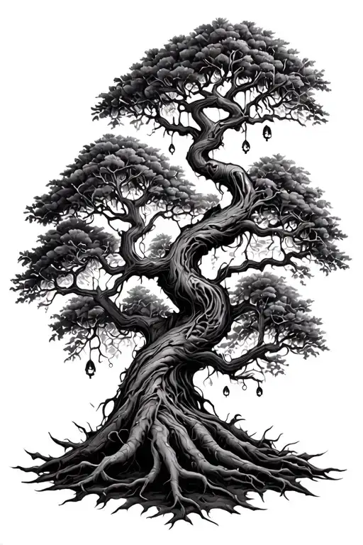 Poison Tree Life Tree Intertwined Tattoo