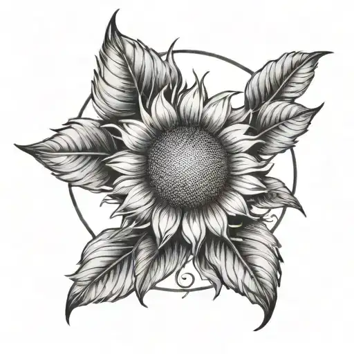 Sun And Sunflower Represent Wife Name Gaye