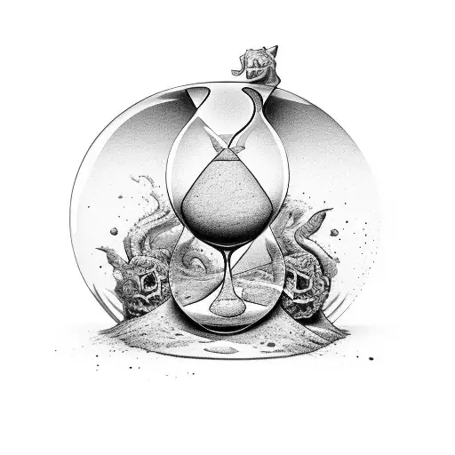 Hourglass Sand Running Out