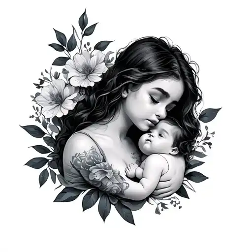 Woman Child Baby Only One Trait