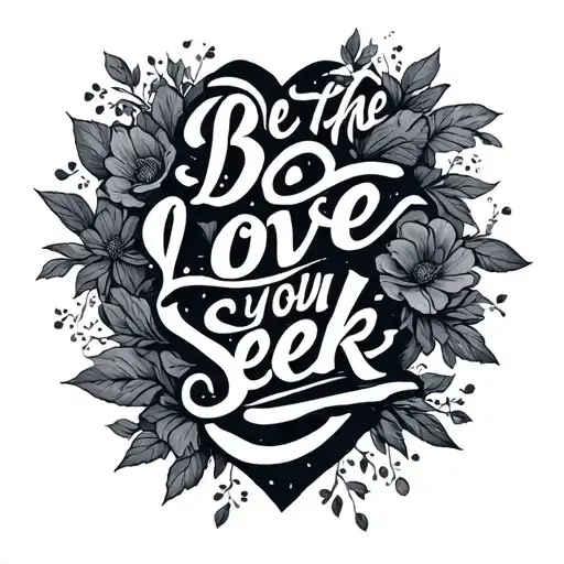 Be The Love You Seek In Writing Of Script