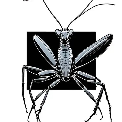 Mantis Holding A Black