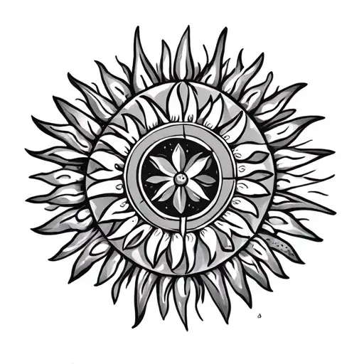 Tribal Filipino Sun