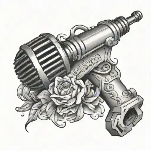 Microphone Tattoo Gun Morphing