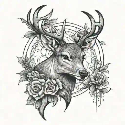 Diana Moon Deer Bow Symbol Of The
