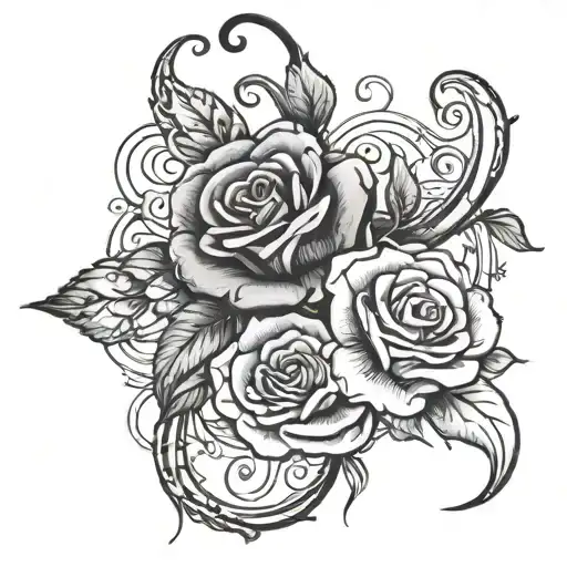 Name Stephone And Gloria Rose Intertwined Within