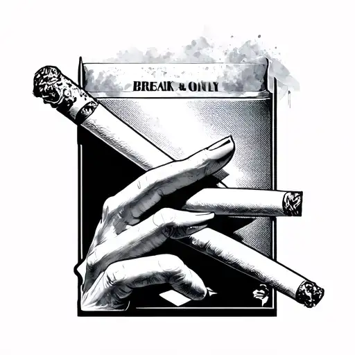 Cigarette Break Only Aesthetic