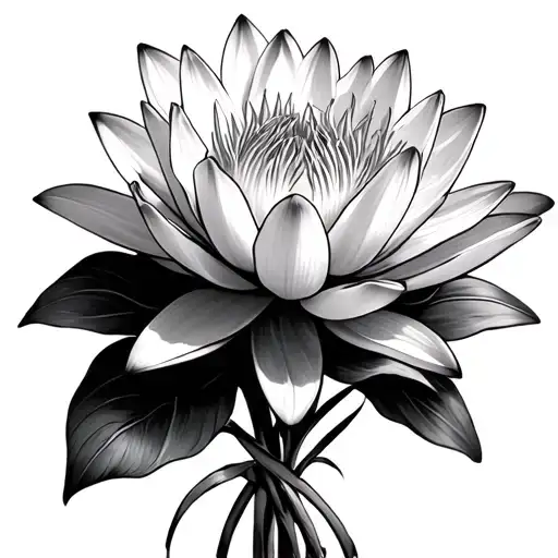 Water Lily Bouquet Surrounded