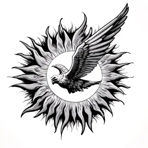 Icarus Flying Close To The Sun