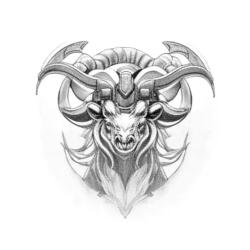 A Video Game Controller Morphing Into An Aries Ram's Head