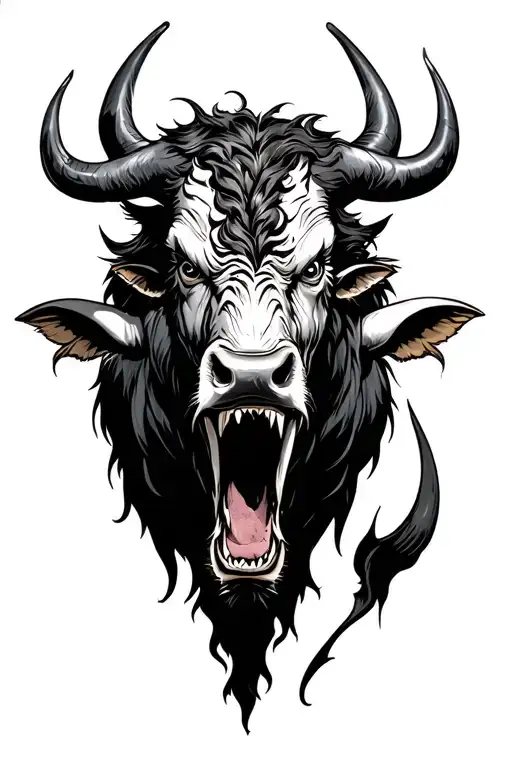 Angery Bull Fighting Demon