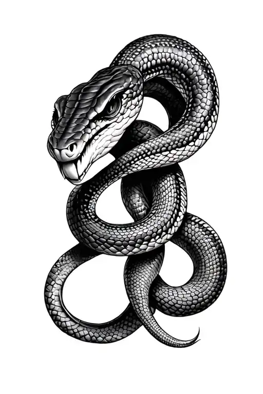 Snake Intertwined Within