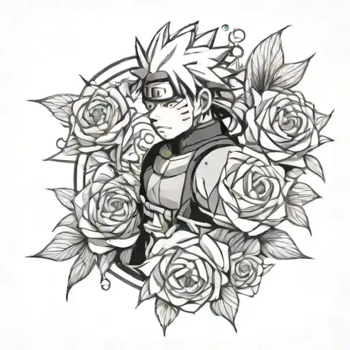 Naruto And Flowers
