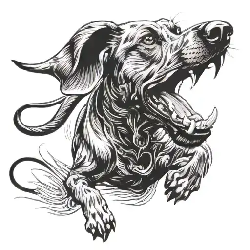 The Hound Dog Is Running Freely