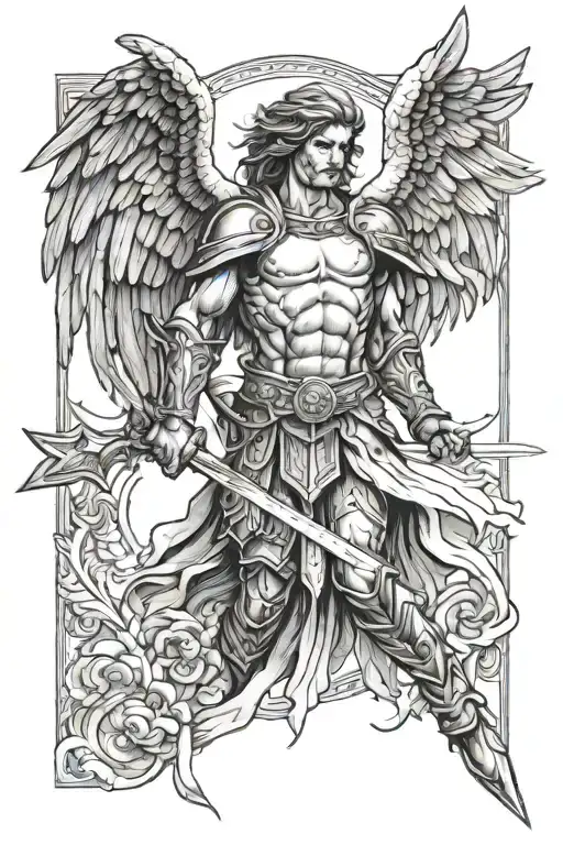 Archangel Zeidkeil With A Dagger Stabbing