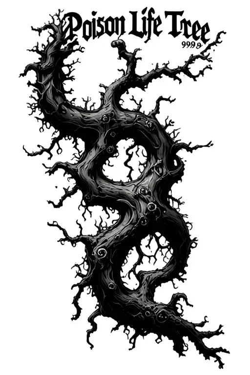 Poison Tree Life Tree Life Text 999 Text Tattoo