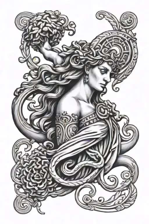 Athena And Medusa Greek Mythology