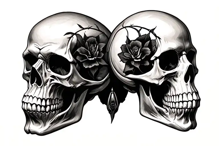 Skull Sharing My Internal Pain