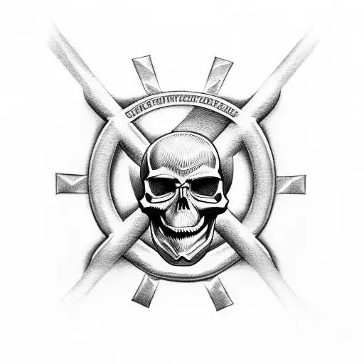 Iron Cross With Skull