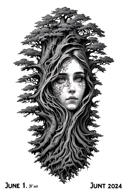 June 1St 2024 Carved Into A Tree