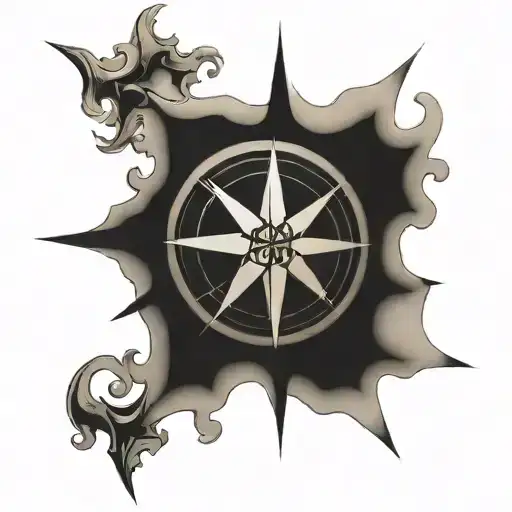 Onyx Written In Cur Compass Rose