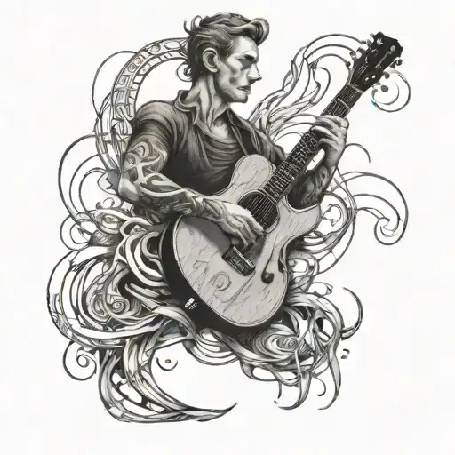 A Soul With Guitar Intertwined