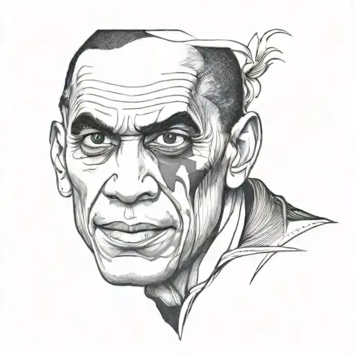 Half Face Joker Half Face Obama