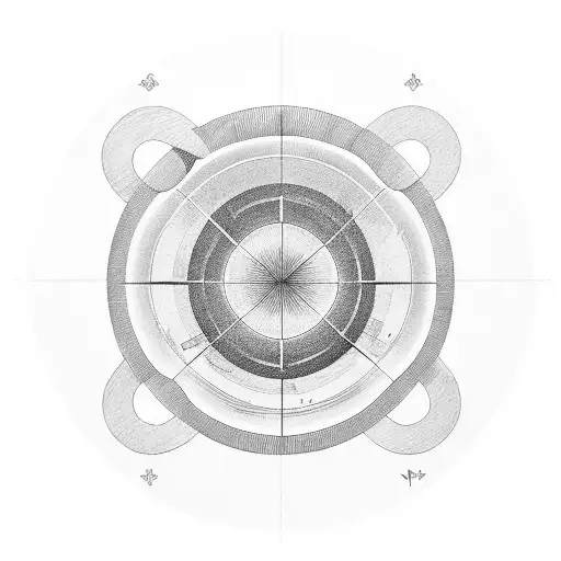 Circle With A Square Inside