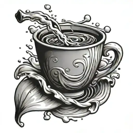 Cup Running Over With Water