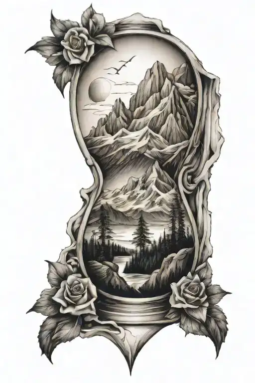 Hourglass Mountain Range