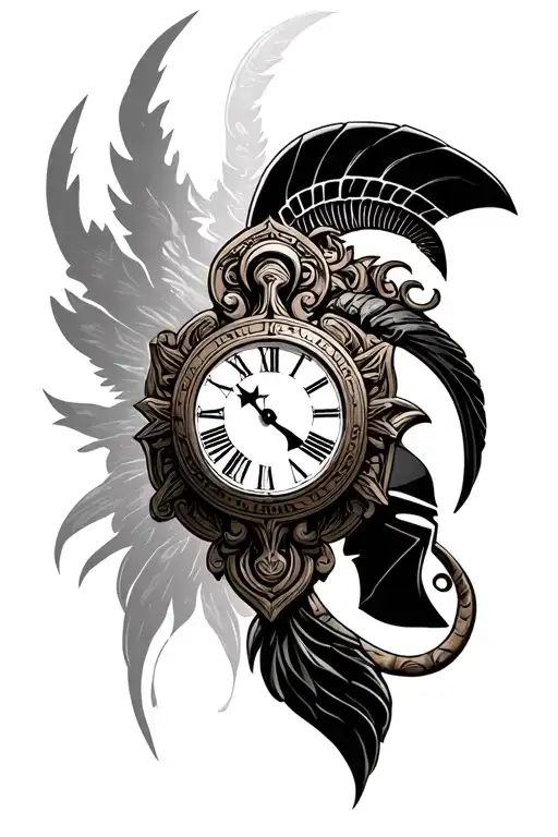 Clock With Coliseum Spartans