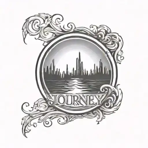 Simple Design Of The Word 'Journey'