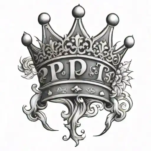 Capital Letter P With A Crown