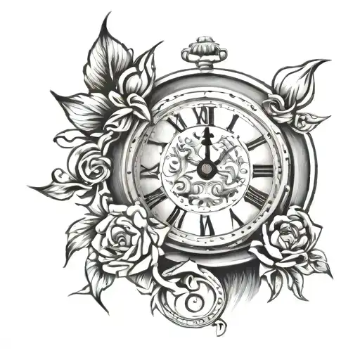 Clock With Birth Date