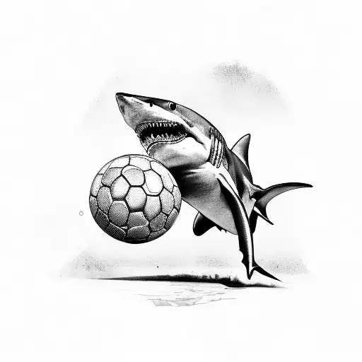 Shark With Soccer Ball