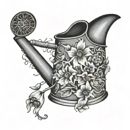 Floral Watering Can