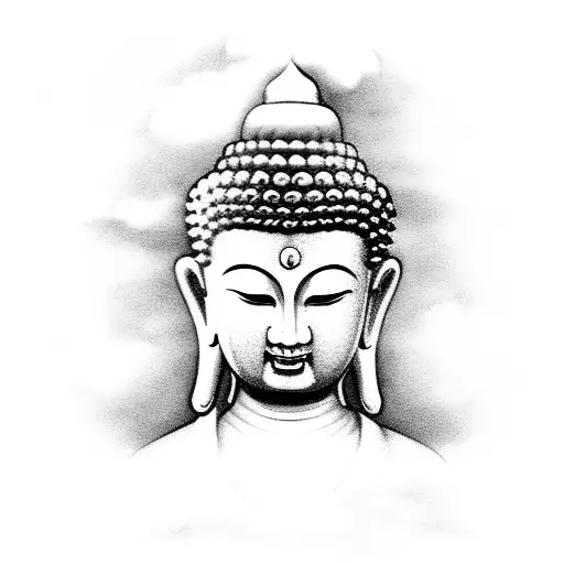 Buddha With Cloud Tample