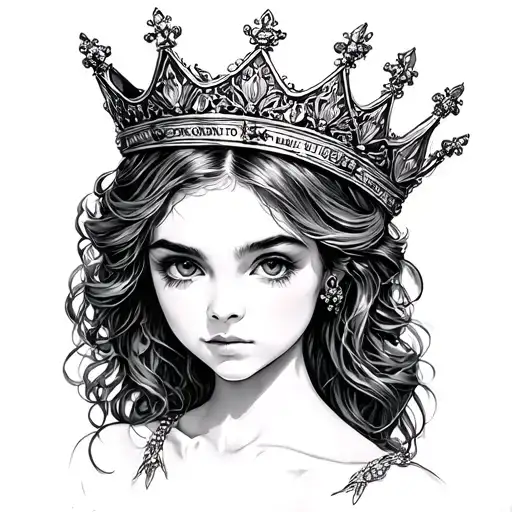 Keira With A Crown As The I