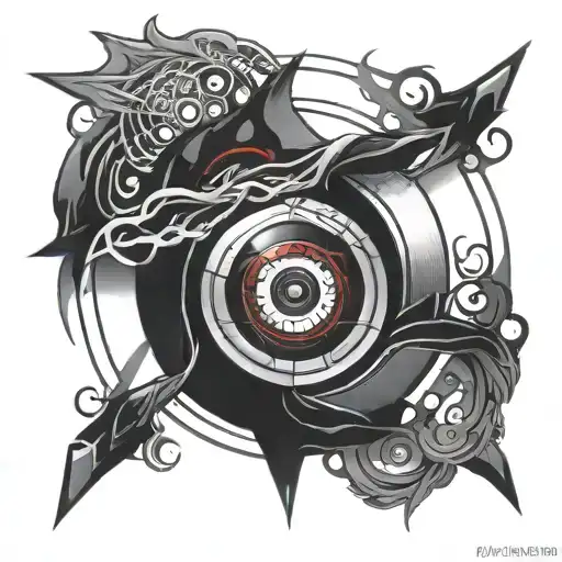 Da Vinci Mixed With Itachi Sharingan