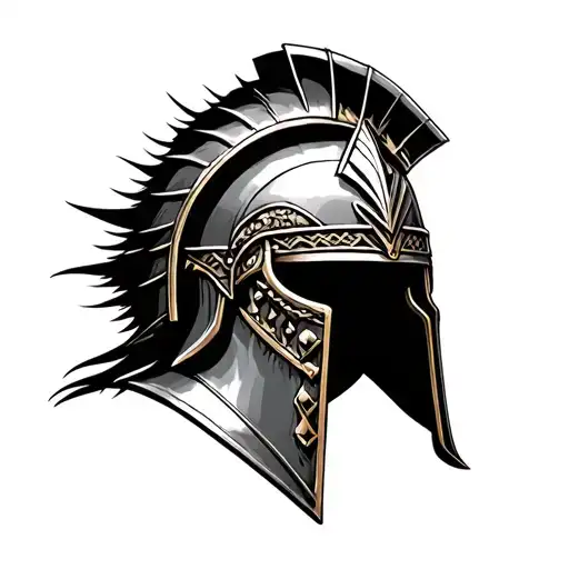 Chess Piece With Gladiator Helmet