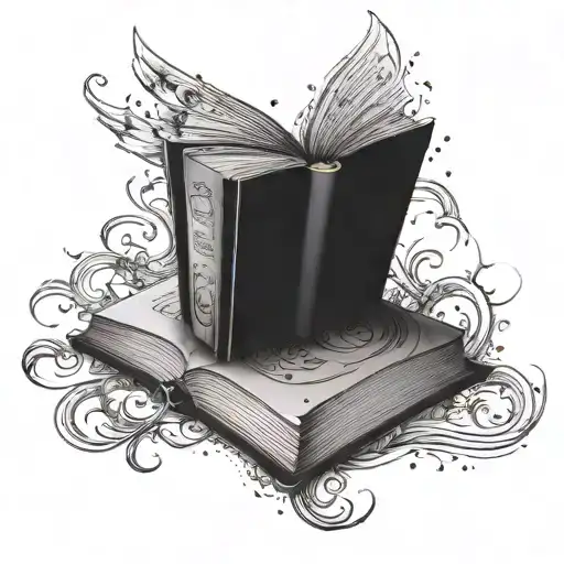 Book With Magic Coming Out Of It