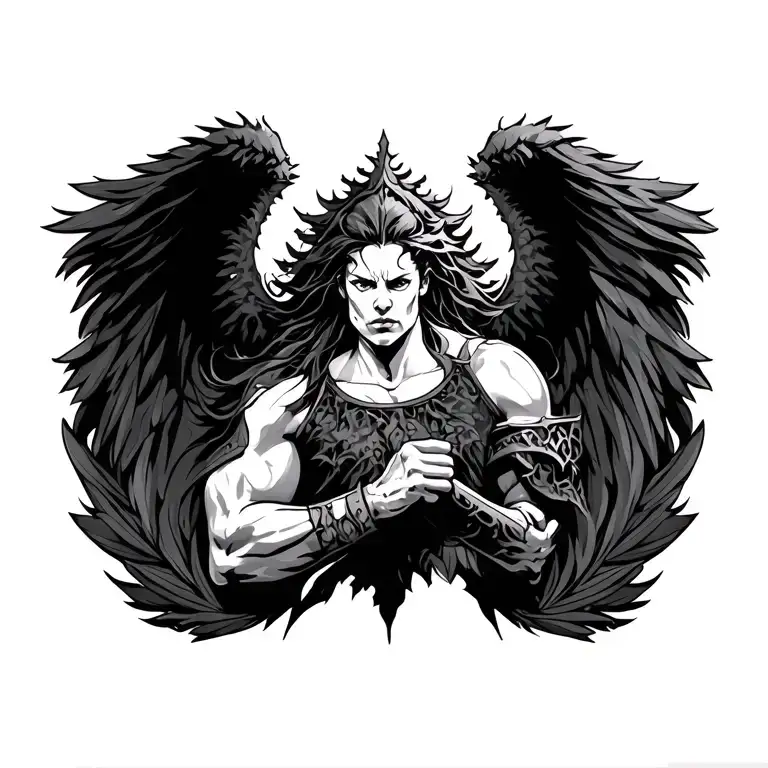 Warrior Angles Incorporating Elements Like Trees