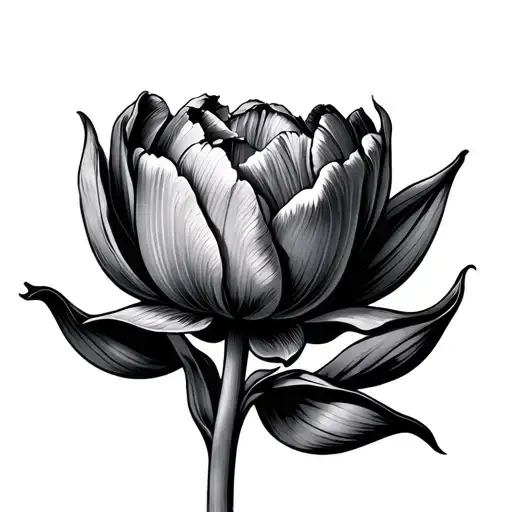 Tulipan With The Indomitable Word