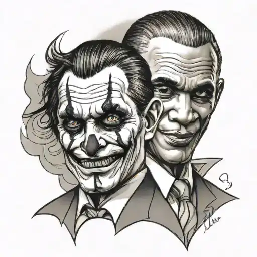 Two-face Joker Obama