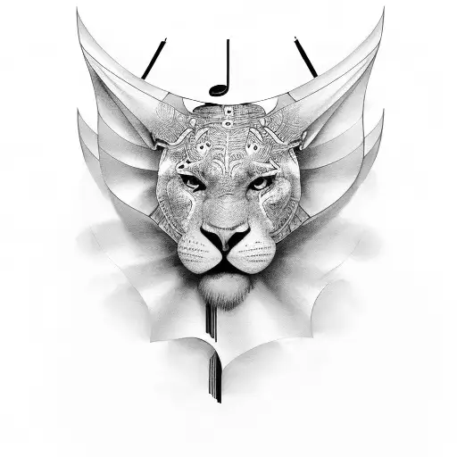 Sheet Music Arround The Shoulder