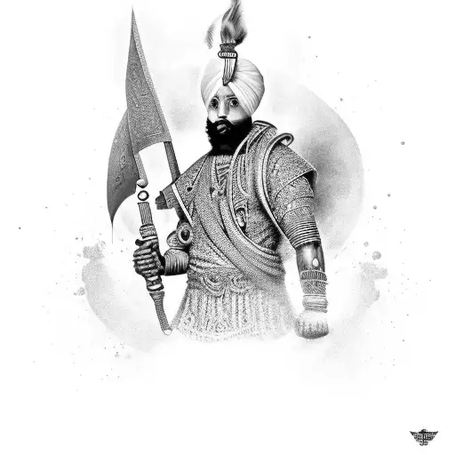 Sikh Warrior Full Sleeve
