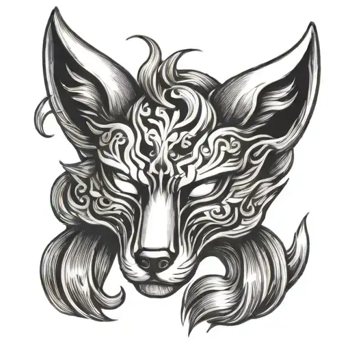 Kitsune Fox Mask