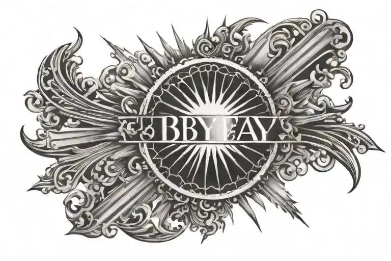 Sun Rays With Word Ebay